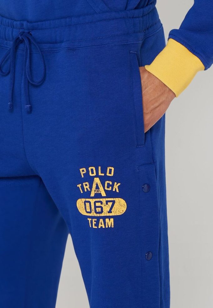 Pantalon de survêtement bleu Ralph Lauren Essential pour homme Pantalon de survêtement bleu Ralph Lauren Essential pour homme