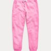 Pantalon de survêtement en molleton rose pour femme Ralph Lauren Pink Pony Pantalon de survêtement en molleton rose pour femme Ralph Lauren Pink Pony