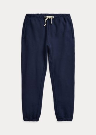 Pantalon de survêtement en polaire bleu marine Ralph Lauren pour femme