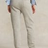 Pantalon de survêtement en polaire gris Ralph Lauren pour femme Pantalon de survêtement en polaire gris Ralph Lauren pour femme