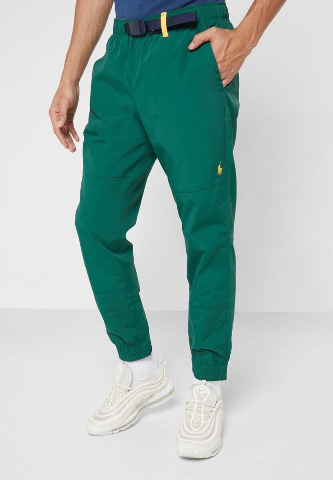 Pantalon de survêtement essentiel vert Ralph Lauren pour homme Pantalon de survêtement essentiel vert Ralph Lauren pour homme