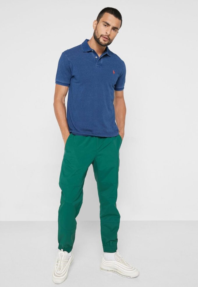 Pantalon de survêtement essentiel vert Ralph Lauren pour homme Pantalon de survêtement essentiel vert Ralph Lauren pour homme