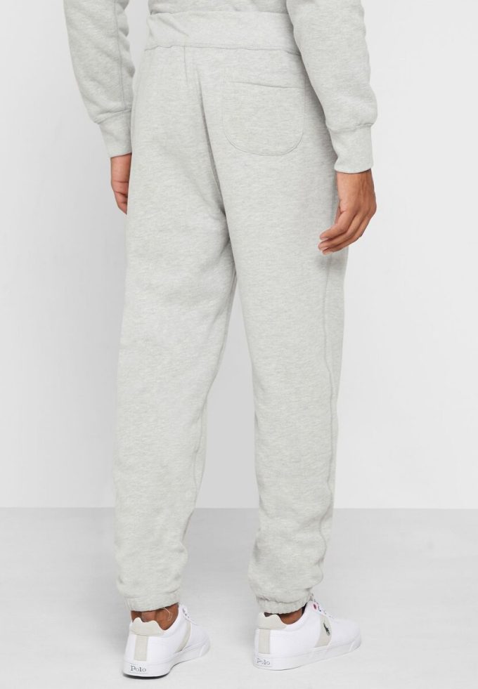 Pantalon de survêtement gris à cordon de serrage Ralph Lauren pour homme Pantalon de survêtement gris à cordon de serrage Ralph Lauren pour homme