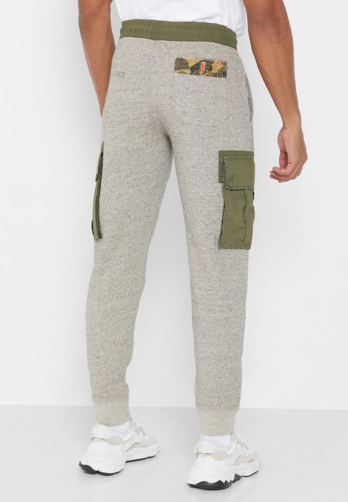 Pantalon de survêtement imprimé gris Ralph Lauren pour homme Pantalon de survêtement imprimé gris Ralph Lauren pour homme