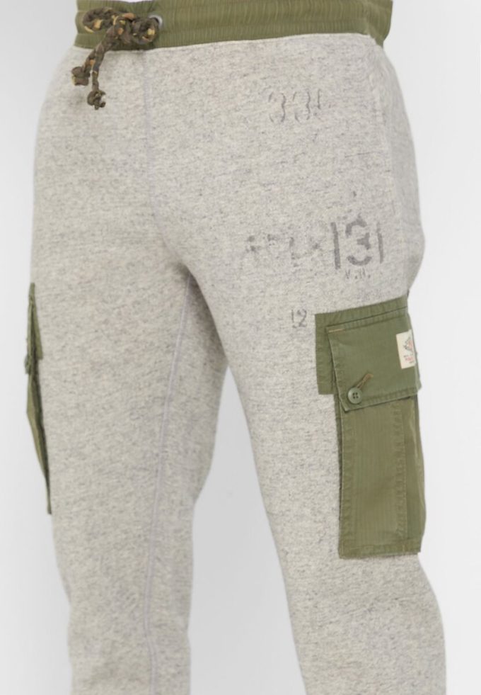 Pantalon de survêtement imprimé gris Ralph Lauren pour homme Pantalon de survêtement imprimé gris Ralph Lauren pour homme