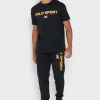 Pantalon de survêtement noir avec logo Ralph Lauren pour homme Pantalon de survêtement noir avec logo Ralph Lauren pour homme