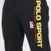 Pantalon de survêtement noir avec logo Ralph Lauren pour homme Pantalon de survêtement noir avec logo Ralph Lauren pour homme