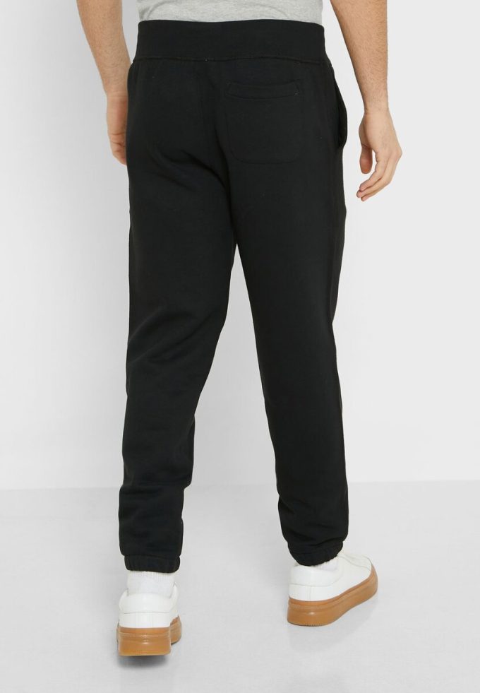 Pantalon de survêtement noir à cordon de serrage Ralph Lauren pour homme Pantalon de survêtement noir à cordon de serrage Ralph Lauren pour homme