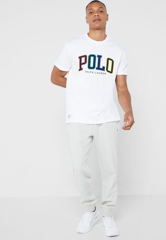 Pantalon de survêtement Ralph Lauren Essential gris pour homme Pantalon de survêtement Ralph Lauren Essential gris pour homme