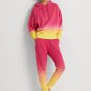 Pantalon de survêtement Ralph Lauren rose/orange/jaune en molleton French Terry teint par immersion pour femme Pantalon de survêtement Ralph Lauren rose/orange/jaune en molleton French Terry teint par immersion pour femme