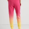 Pantalon de survêtement Ralph Lauren rose/orange/jaune en molleton French Terry teint par immersion pour femme Pantalon de survêtement Ralph Lauren rose/orange/jaune en molleton French Terry teint par immersion pour femme
