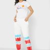 Pantalon de survêtement taille haute multicolore Ralph Lauren pour femme Pantalon de survêtement taille haute multicolore Ralph Lauren pour femme