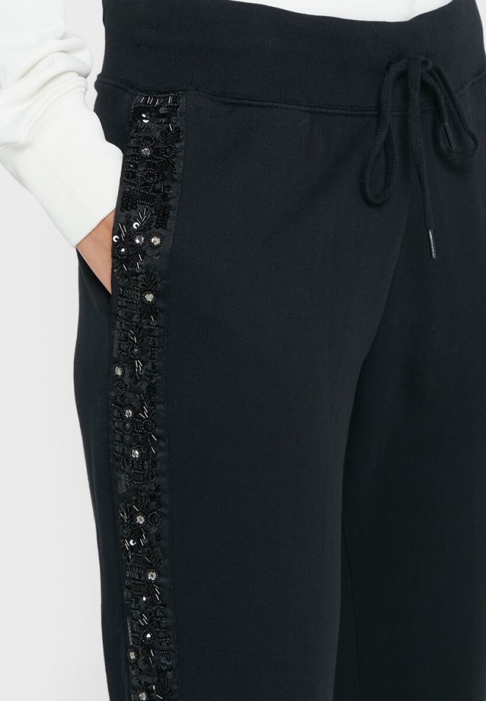 Pantalon de survêtement taille haute noir Ralph Lauren pour femme Pantalon de survêtement taille haute noir Ralph Lauren pour femme