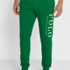Pantalon de survêtement vert avec logo Ralph Lauren pour homme Pantalon de survêtement vert avec logo Ralph Lauren pour homme
