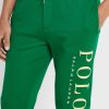 Pantalon de survêtement vert avec logo Ralph Lauren pour homme Pantalon de survêtement vert avec logo Ralph Lauren pour homme