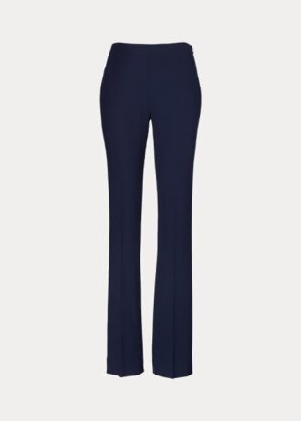 Pantalon en laine extensible Alandra bleu marine Ralph Lauren pour femme