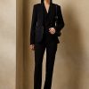 Pantalon en laine extensible Alandra noir pour femme Ralph Lauren