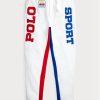Pantalon en molleton color-block blanc Ralph Lauren Polo Sport pour homme Pantalon en molleton color-block blanc Ralph Lauren Polo Sport pour homme