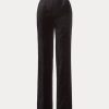 Pantalon en velours noir Ralph Lauren Declynn pour femme