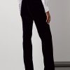 Pantalon en velours noir Ralph Lauren Declynn pour femme
