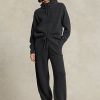 Pantalon à enfiler en cachemire gris foncé Ralph Lauren pour femme Pantalon à enfiler en cachemire gris foncé Ralph Lauren pour femme