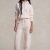 Pantalon à enfiler en cachemire rose Ralph Lauren pour femme Pantalon à enfiler en cachemire rose Ralph Lauren pour femme