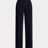 Pantalon large bleu marine Ralph Lauren Cady pour femme Pantalon large bleu marine Ralph Lauren Cady pour femme