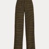 Pantalon large en crêpe à imprimé zèbre Olive Ralph Lauren pour femme