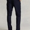 Pantalon slim en sergé de laine bleu marine Ralph Lauren pour homme