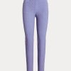Pantalon slim stretch bleu Ralph Lauren pour femme