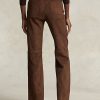 Pantalon évasé en daim d’agneau chocolat pour femme Ralph Lauren Pantalon évasé en daim d’agneau chocolat pour femme Ralph Lauren