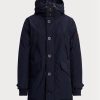 Parkas imperméables en duvet bleu marine Ralph Lauren pour homme Parkas imperméables en duvet bleu marine Ralph Lauren pour homme