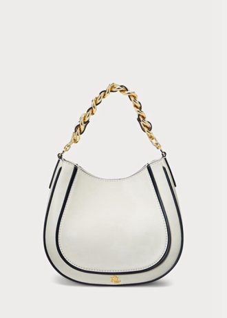 Petits sacs à bandoulière Charli en cuir blanc Ralph Lauren pour femme