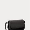 Petits sacs à bandoulière Maddy en cuir noir Ralph Lauren pour femme