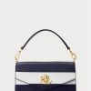 Petits sacs à bandoulière Tayler en cuir bleu marine Ralph Lauren pour femme