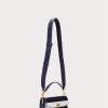 Petits sacs à bandoulière Tayler en cuir bleu marine Ralph Lauren pour femme