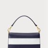 Petits sacs à bandoulière Tayler en cuir bleu marine Ralph Lauren pour femme
