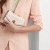 Petits sacs à bandoulière Tayler en cuir nappa Ralph Lauren rose clair/vanille pour femme