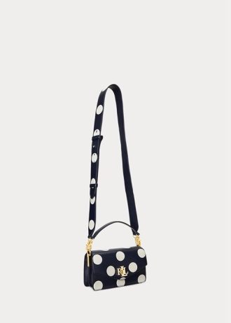 Petits sacs à bandoulière Tayler Ralph Lauren bleu marine/vanille raffinés pour femme