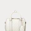 Petits sacs cartable Kaden en cuir gaufré Ralph Lauren Vanilla/Buff pour femme Petits sacs cartable Kaden en cuir gaufré Ralph Lauren Vanilla/Buff pour femme