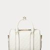 Petits sacs cartable Kaden en cuir gaufré Ralph Lauren Vanilla/Buff pour femme Petits sacs cartable Kaden en cuir gaufré Ralph Lauren Vanilla/Buff pour femme