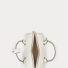 Petits sacs cartable Kaden en cuir gaufré Ralph Lauren Vanilla/Buff pour femme Petits sacs cartable Kaden en cuir gaufré Ralph Lauren Vanilla/Buff pour femme
