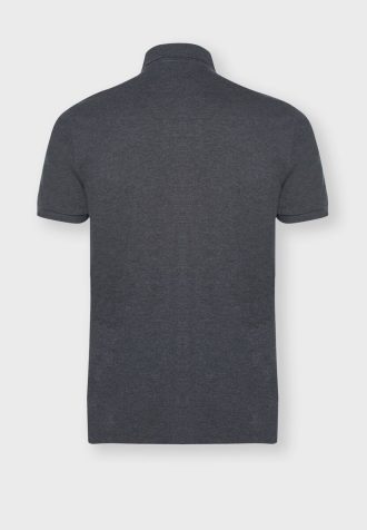 Polos basiques en maille grise Ralph Lauren pour hommes