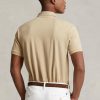 Polos beiges en maille ajustée Ralph Lauren pour homme Polos beiges en maille ajustée Ralph Lauren pour homme