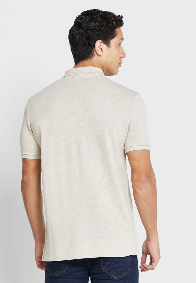 Polos beiges Ralph Lauren Essential pour hommes Polos beiges Ralph Lauren Essential pour hommes