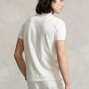 Polos blancs en maille ajustée Ralph Lauren pour hommes