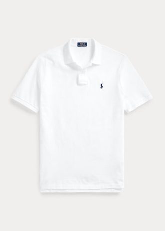 Polos blancs en maille emblématique Ralph Lauren pour hommes