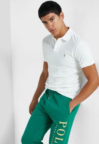 Polos blancs Ralph Lauren Essential pour hommes