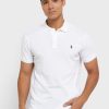 Polos blancs Ralph Lauren Essential pour hommes Polos blancs Ralph Lauren Essential pour hommes