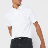Polos blancs Ralph Lauren Essential pour hommes Polos blancs Ralph Lauren Essential pour hommes
